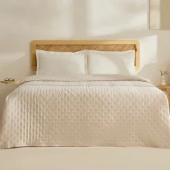 Karaca Bettüberwürfe Set-Breezy Bettüberwurf Beige 160x240 cm Beıge