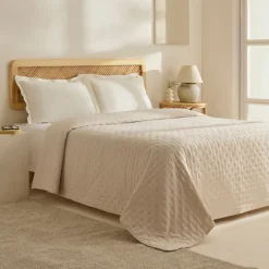 Karaca Bettüberwürfe Set-Breezy Bettüberwurf Beige 230x240 cm Beıge