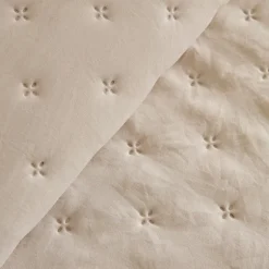 Karaca Bettüberwürfe Set-Breezy Bettüberwurf Beige 230x240 cm Beıge
