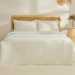 Karaca Bettüberwürfe Set-Breezy Bettüberwurf 160x240 cm Ecru