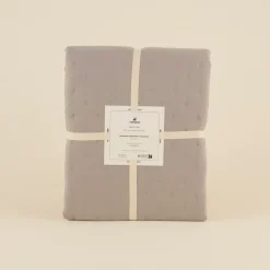 Karaca Bettüberwürfe Set-Breezy Bettüberwurf 230x240 cm Grau