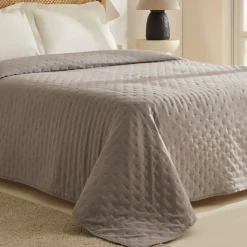 Karaca Bettüberwürfe Set-Breezy Bettüberwurf 160x240 cm Grau