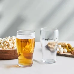 Karaca Gläser-Sets-Eloy Bierglas-Set 2 Stück, 454 ml Farblös