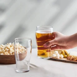 Karaca Gläser-Sets-Eloy Bierglas-Set 2 Stück, 454 ml Farblös