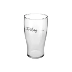 Karaca Gläser-Sets-Eloy Bierglas-Set 2 Stück, 454 ml Farblös