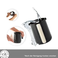 Karaca Türkischer Kaffeekocher|Kaffeemaschinen-Hatır Köz Turkish Coffee Machine mit Röstfunktion Creme Weıche Creme