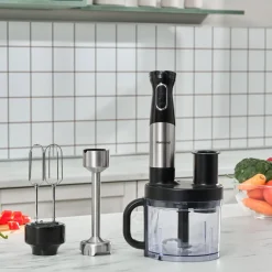 Karaca Küchenmaschine-Homend Functionall 2848EU Küchenmaschine 1500W Edelstahl