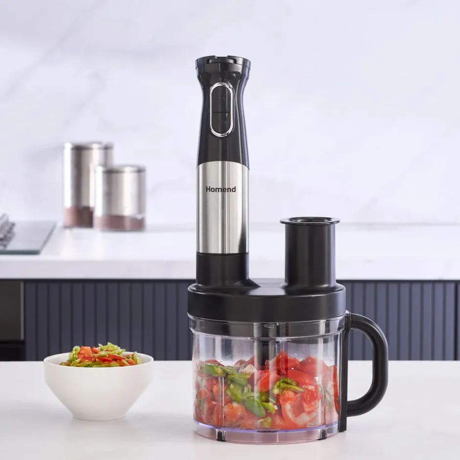 Karaca Küchenmaschine-Homend Functionall 2848EU Küchenmaschine 1500W Edelstahl