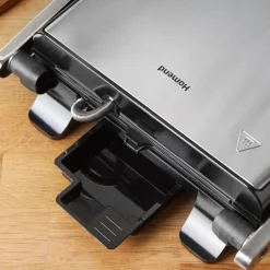 Karaca Toaster-Homend Grilliant 1356H -Gehäuse mit Gusseisenplatten Sandwich- und Grillmaschine Inox