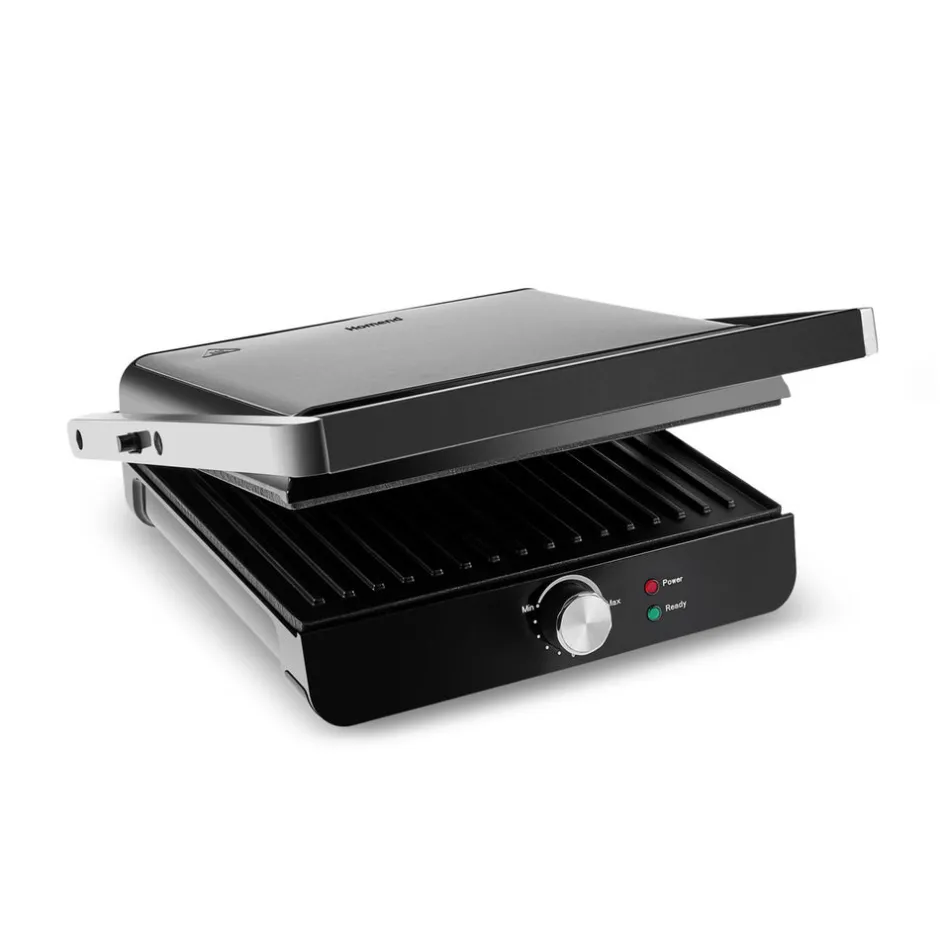 Karaca Toaster-Homend Grilliant 1356H -Gehäuse mit Gusseisenplatten Sandwich- und Grillmaschine Inox