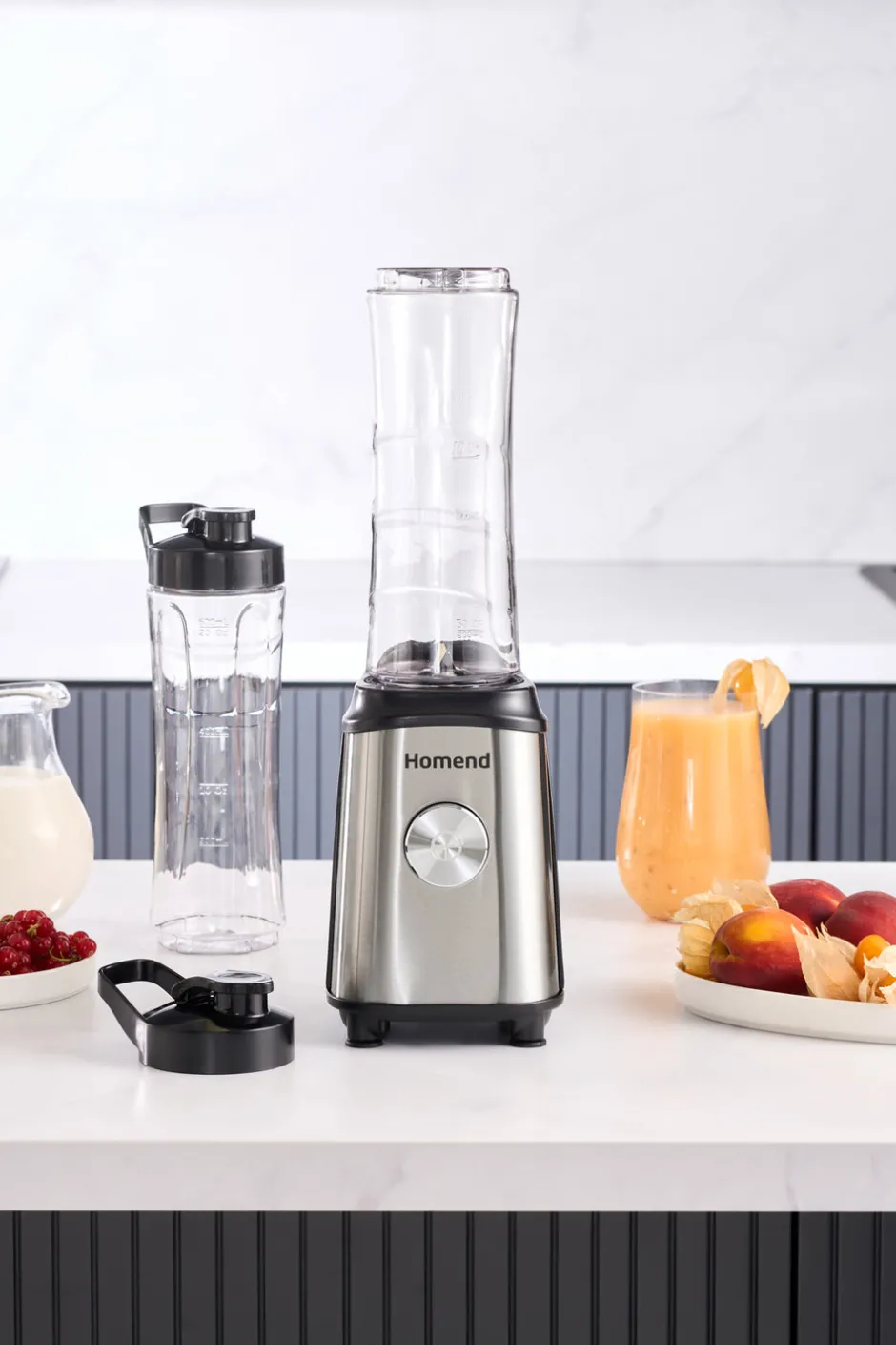Karaca Smoothie Blender-Homend Mixfresh 7010EU Personal Smoothie Blender Edelstahl 350W