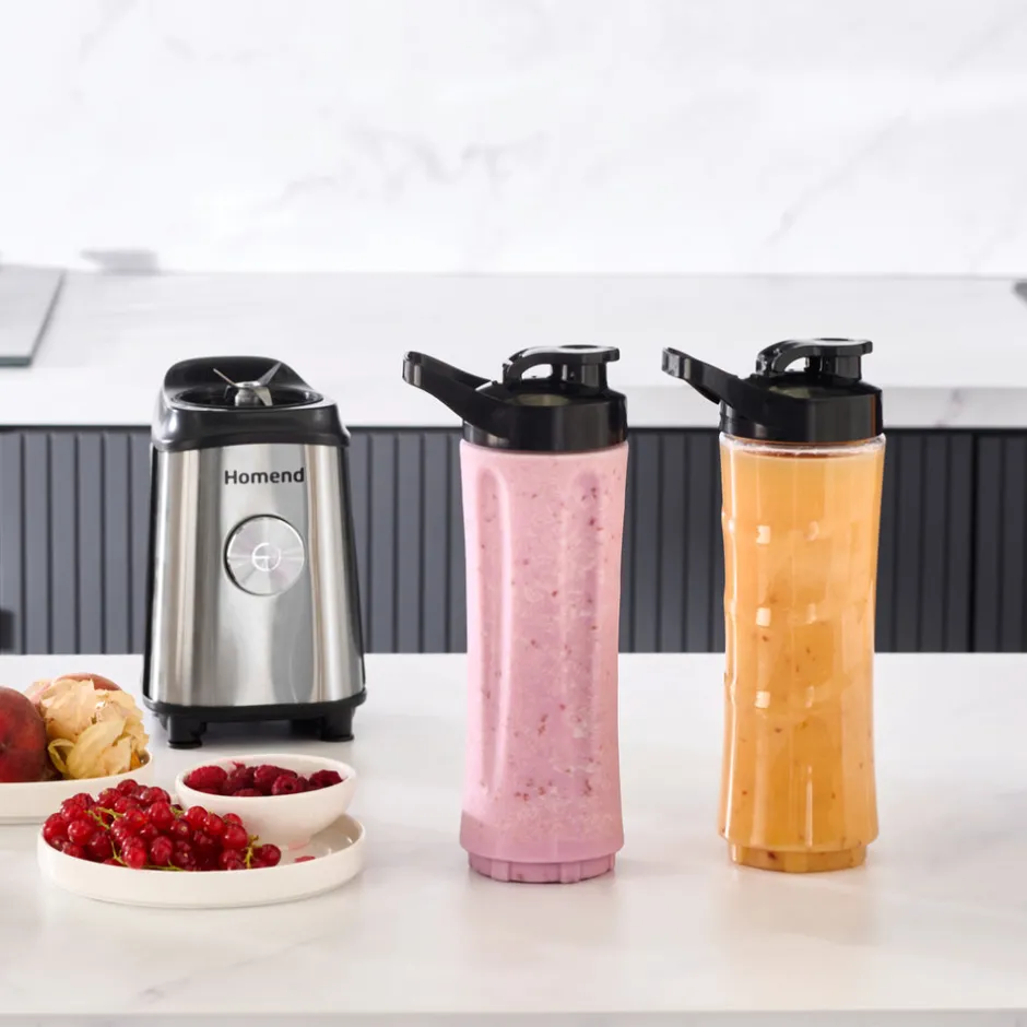 Karaca Smoothie Blender-Homend Mixfresh 7010EU Personal Smoothie Blender Edelstahl 350W