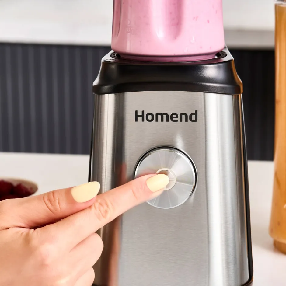Karaca Smoothie Blender-Homend Mixfresh 7010EU Personal Smoothie Blender Edelstahl 350W