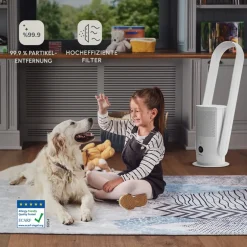 Karaca Luftreiniger Und Luftbefeuchter-Homend O-zone 9008H Cool+ Heatwave Luftreiniger 35W Weiß Weıß01