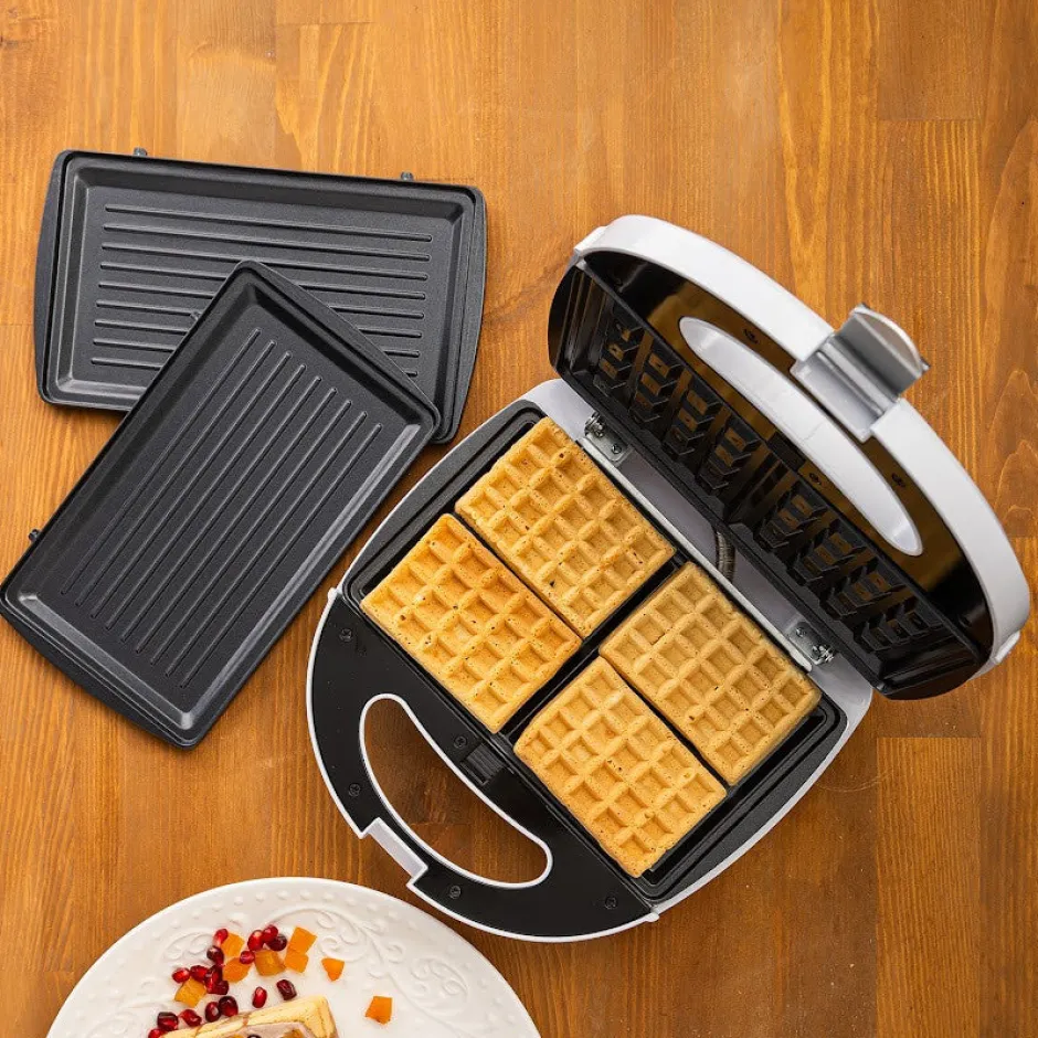 Karaca Toaster-Homend Toastbuster 1319H Sandwichmaker Weiß Weıß01