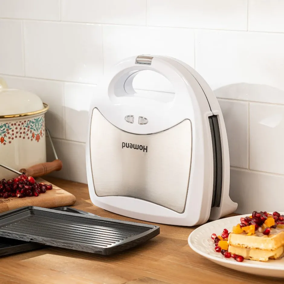Karaca Toaster-Homend Toastbuster 1319H Sandwichmaker Weiß Weıß01