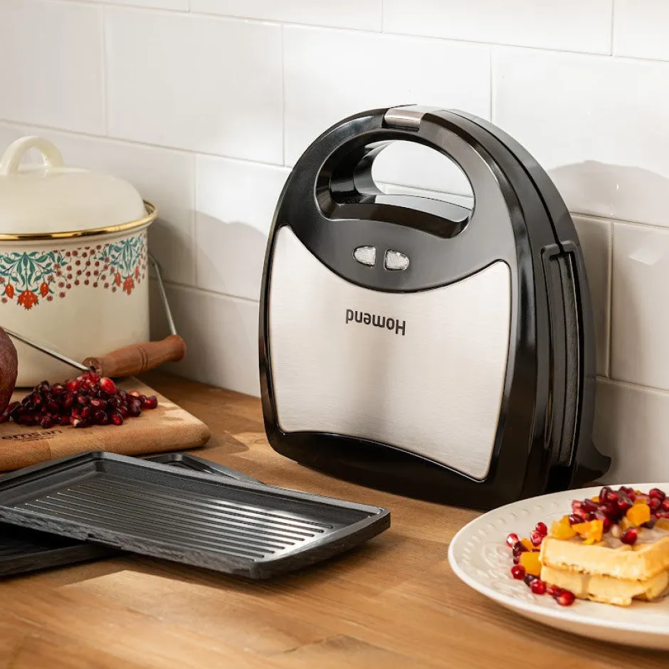 Karaca Toaster-Homend Toastbuster 1322H Sandwichmaker Schwarz Schwarz01