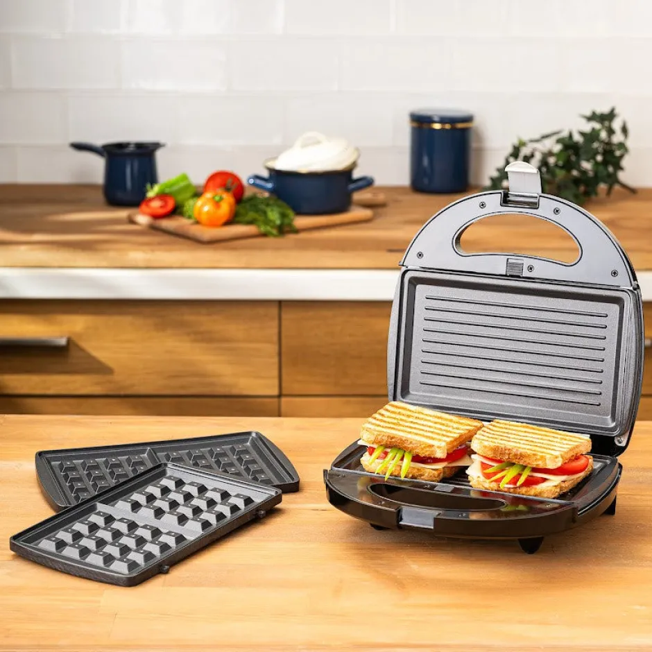 Karaca Toaster-Homend Toastbuster 1322H Sandwichmaker Schwarz Schwarz01