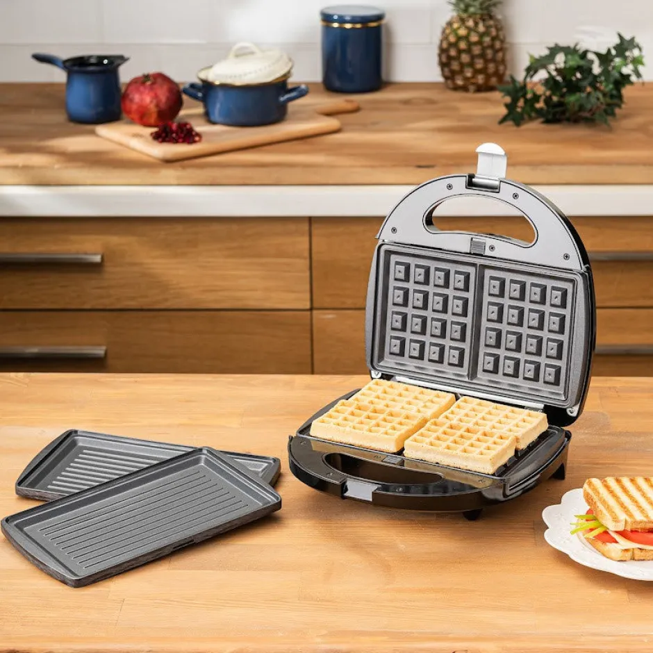 Karaca Toaster-Homend Toastbuster 1322H Sandwichmaker Schwarz Schwarz01