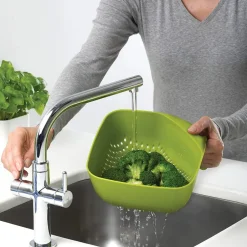 Karaca Backhelfer-Joseph Joseph 40092 Square Colander - Sieb Weiß Weıß01
