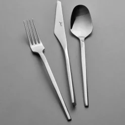 Karaca Bestecksets Für 12 Personen-Jumbo 5100 Quarz 84-teiliges Besteckset für 12 Personen SILBER03
