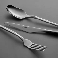 Karaca Bestecksets Für 12 Personen-Jumbo 5100 Quarz 84-teiliges Besteckset für 12 Personen SILBER03