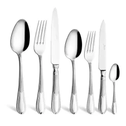 Karaca Bestecksets Für 12 Personen-Jumbo 3401 84-teiliges Besteckset für 12 Personen aus Edelstahl