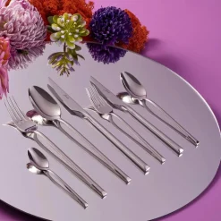 Karaca Bestecksets Für 12 Personen-Jumbo 2006 84-teiliges Edelstahl-Besteckset für 12 Personen
