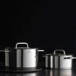 Karaca Stahltopf Sets-Jumbo Metalix 8-teiliges Kochgeschirr-Set mit Induktionsboden