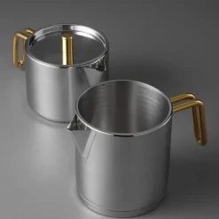 Karaca Teekannen-Jumbo Metalix Titanium Gold Teekannenset