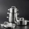 Karaca Stahltopf Sets-Jumbo Monaco 4-Teiliges Topf-Set
