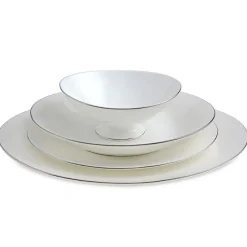 Karaca Tafelservice Für 12 Personen-Jumbo Moon Platin 64-teiliges Tafelservice für 12 Personen Platın