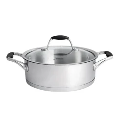 Karaca Stahltopf Sets-Jumbo Stella Edelstahl 8-teiliges Topfset