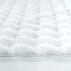Karaca Teppich-Kaşmir Halı 7/24 Cosy Premium Bubble Weiß 120x180 cm Weıß01