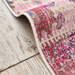 Karaca Teppich-Kaşmir Halı 7/24 Alaca Kırkyama Rosa, 160x230 cm Multıfarben