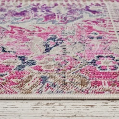 Karaca Teppich-Kaşmir Halı 7/24 Alaca Kırkyama Rosa, 160x230 cm Multıfarben