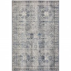 Karaca Teppich-Kaşmir Halı 7/24 Alaca Patchwork Teppich Blau 80 x 150 Blau01