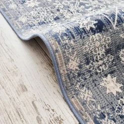 Karaca Teppich-Kaşmir Halı 7/24 Alaca Patchwork Teppich Blau 120 x 180 Blau01