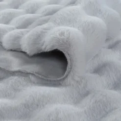 Karaca Teppich-Kaşmir Halı 7/24 Cosy Premium Bubble Hellgrau 80x150 cm Hellgrau01