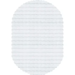Karaca Teppich-Kaşmir Halı Cosy Premium Bubble Weiß Oval 100x150 cm Weıß01