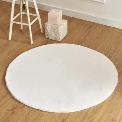 Karaca Teppich-Kaşmir Halı 7/24 Cosy Premium, Weiß, 120x120 cm Weıß01