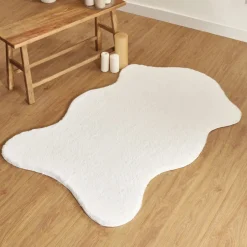 Karaca Teppich-Kaşmir Halı 7/24 Cosy Premium, Weiß, 100x150 cm Weıß01