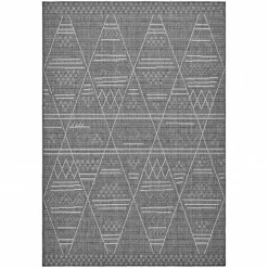 Karaca Teppich-Kaşmir Halı 7/24 Gartenteppich Bozburun 120 x 180 Grau02