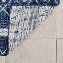 Karaca Teppich-Kaşmir Halı 7/24 Gartenteppich Datca 160 x 230 Blau01