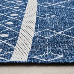 Karaca Teppich-Kaşmir Halı 7/24 Gartenteppich Datca 120 x 180 Blau01