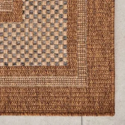 Karaca Teppich-Kaşmir Halı 7/24 Gartenteppich Incekum 80 x 300 Braun01