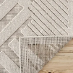 Karaca Teppich-Kaşmir Halı 7/24 Scandinavian Bergen Teppich, 80cmx300cm Weıß01