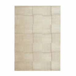 Karaca Teppich-Kaşmir Halı 7/24 İskandinav Elin, Beige, 120x180 cm Beıge01