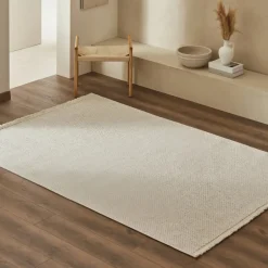 Karaca Teppich-Kaşmir Halı 7/24 İskandinav Premium Linda Weiß, 120x180 Weıß01