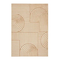 Karaca Teppich-Kaşmir Halı 7/24 İskandinav Thor, Beige, 80x150 cm Beıge01